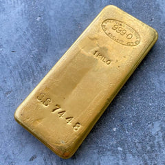 Vintage Shefield Smelting 32.15oz Kilo .999 Gold Bar