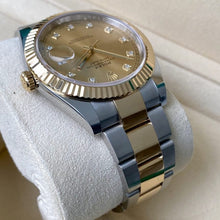 Load image into Gallery viewer, 41 mm 2019 Rolex Datejust Two Tone Diamond dial 126333 Box + Papers
