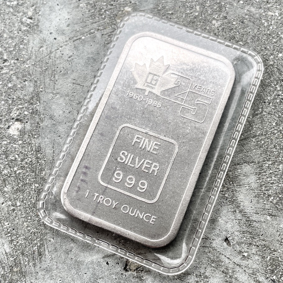Engelhard Silver 1oz 1960 - 1985 Litton 25 Year Anniversary