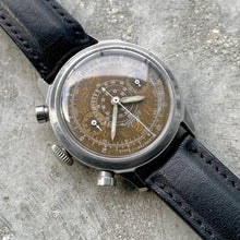 Load image into Gallery viewer, 1940s Mido Multichrono with aged dial
