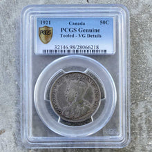 Load image into Gallery viewer, 1921 Canada Silver Half Dollar 50 Cent Coin - King of Canadian Coins
