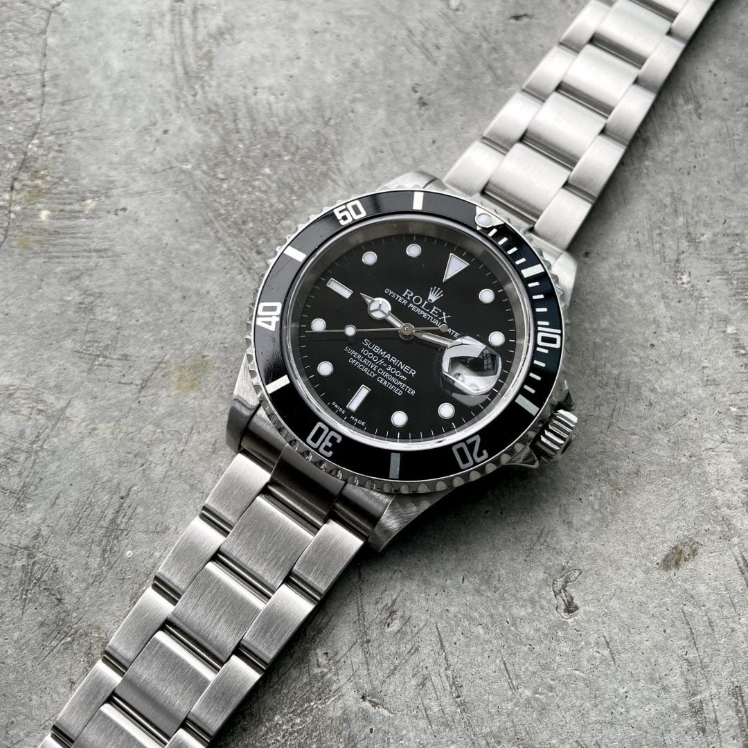 Classic 16610 Rolex Submariner in Stainless Steel