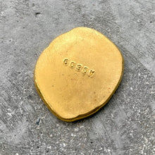 Load image into Gallery viewer, Johnson Matthey 1oz Vintage Mining Gold Bar 1 oz .9999 Poured Like Style Button
