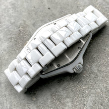 Load image into Gallery viewer, 38mm Chanel J12 Automatic White Ceramic H1759 Box + Papers Factory Diamond Dial
