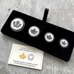 2017 Platinum Canada 1.85oz Proof Coin Set Royal Wedding Anniversary