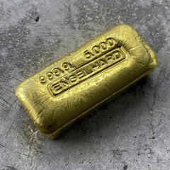 Engelhard 5oz .999 Gold Vintage Pour