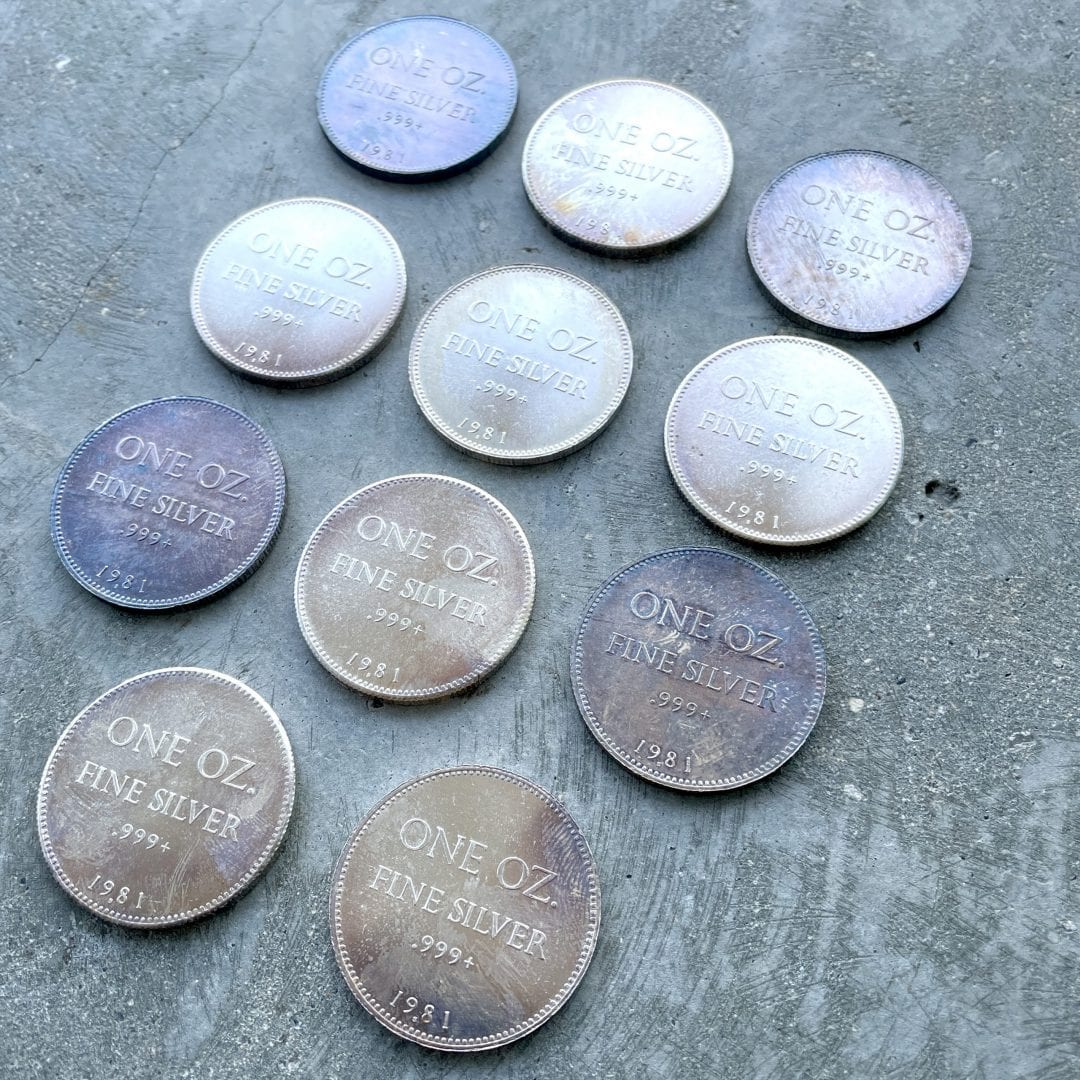 11 Hoffmaan and Hoffmaan Vintage 1oz .999 Fine Silver Rounds