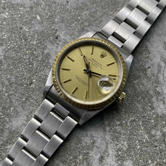 Rolex Date 34mm Watch in New Old Stock Condition