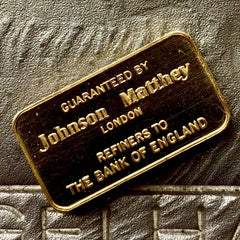 Johnson Matthey London Gold 5 Gram Bar