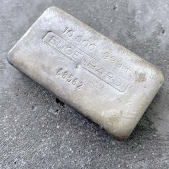 Engelhard 5 Digit 10oz bar .999 Silver
