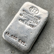 Load image into Gallery viewer, Williams Gold Refining Vintage 10oz .999 Fine Silver Bar
