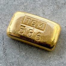 Load image into Gallery viewer, Johnson Matthey Company 1oz TGM Tuscon Gold Mining Poured Bar .999 Fine - JMC
