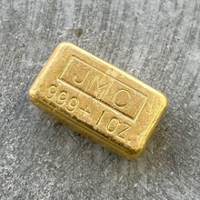 Load image into Gallery viewer, Johnson Matthey Company 1oz TGM Tuscon Gold Mining Poured Bar .999 Fine - JMC
