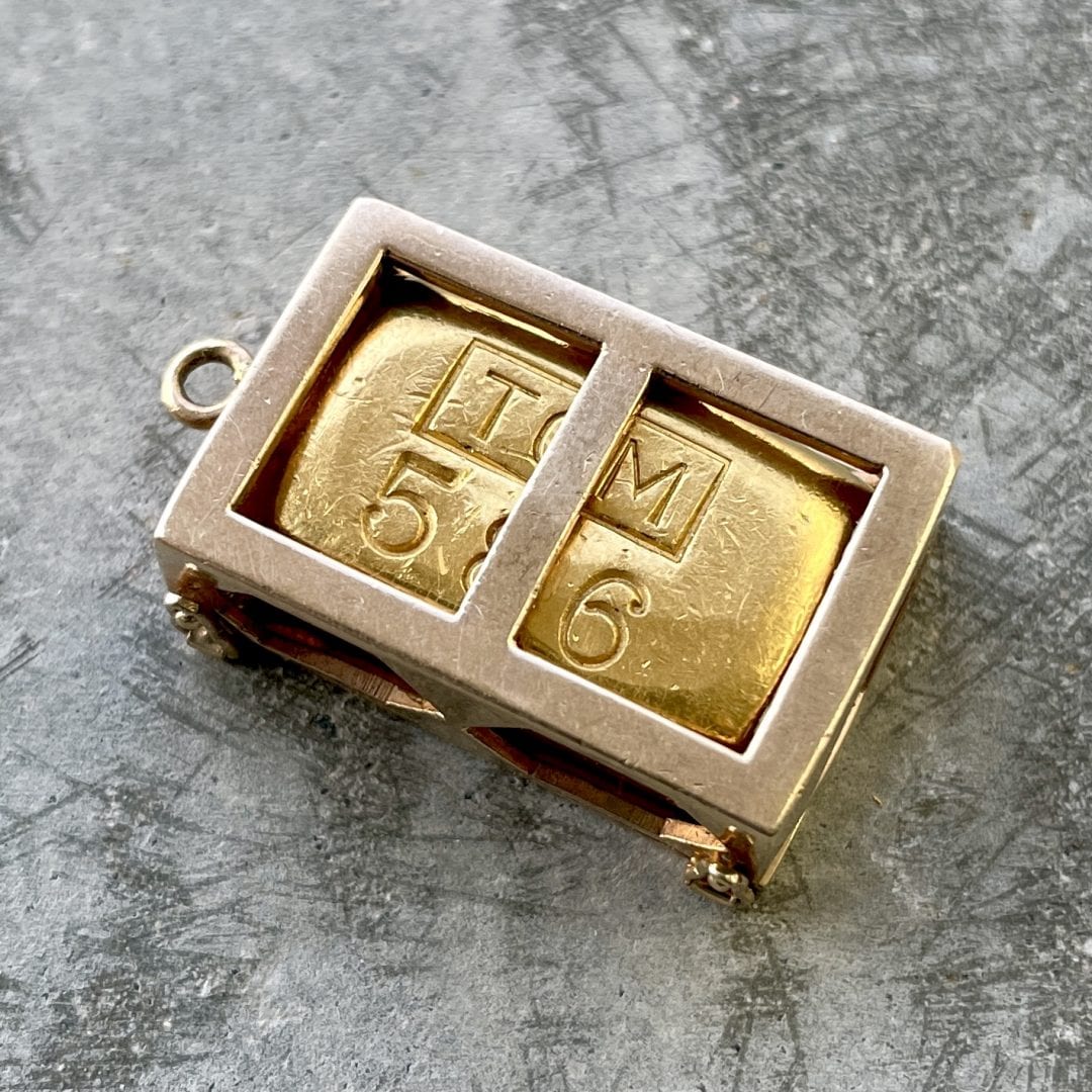 Johnson Matthey Company 1oz TGM Tuscon Gold Mining Poured Bar .999 Fine - JMC