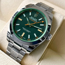 Load image into Gallery viewer, 2021 Rolex Milgauss 116400 - Black and Green - Unworn
