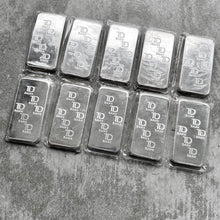Load image into Gallery viewer, 10 Consecutive Johnson Matthey 10 oz .999 Silver TD bar Toronto Dominion Bank
