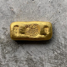 Load image into Gallery viewer, Interesting and Unique Chinese Gold Poured 1oz .999 Pure Gold Bar
