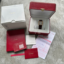Load image into Gallery viewer, 2019 Gold Cartier Tank Solo Large 3167 - W5200025 with Box and Papers

