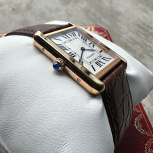 Load image into Gallery viewer, 2019 Gold Cartier Tank Solo Large 3167 - W5200025 with Box and Papers
