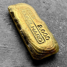 Load image into Gallery viewer, Engelhard 2 oz Gold Poured Bar .9990 2oz - Intense pour lines
