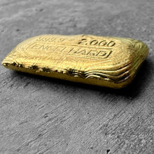 Load image into Gallery viewer, Engelhard 2 oz Gold Poured Bar .9990 2oz - Intense pour lines
