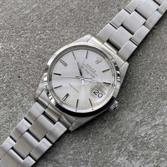 1987 Rolex Air King Date 34mm Watch 5700N Stainless Steel Oyster Bracelet