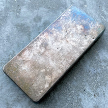 Load image into Gallery viewer, Stunning Johnson Matthey 20 oz .999 Silver Poured Bar - Pretty Patina
