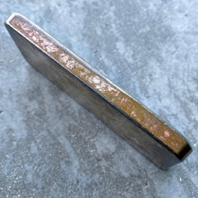 Load image into Gallery viewer, Stunning Johnson Matthey 20 oz .999 Silver Poured Bar - Pretty Patina Pour Lines
