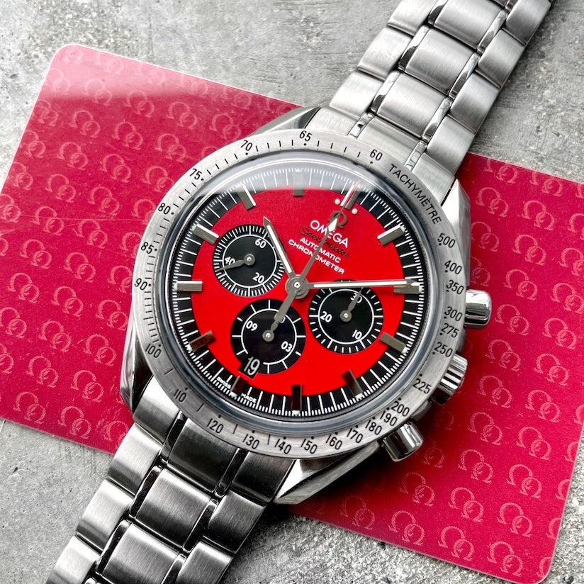 Omega Speedmaster Michael Schumacher 3506610 - Factory Red Dial