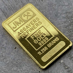 Johnson Matthey 11.268 Gram odd weigh Gold Bar