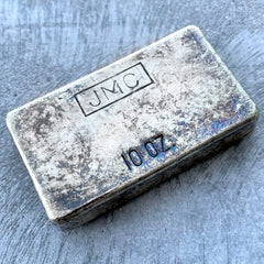 JMC Johnson Matthey Company 10oz .999 Fine Silver Bar