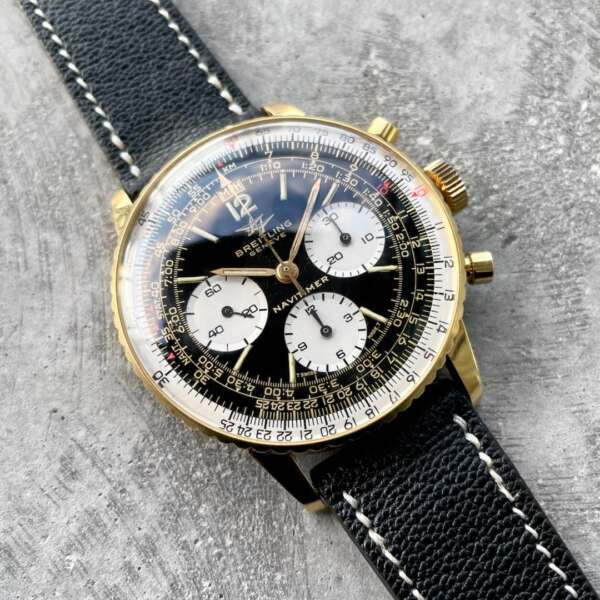 1969 Breitling Navitimer 806 - Solid 18K Yellow Gold