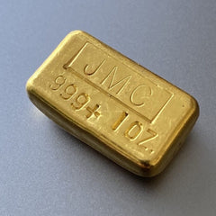 Johnson Matthey Company JMC Canada 1 oz .999 Gold Poured Bar