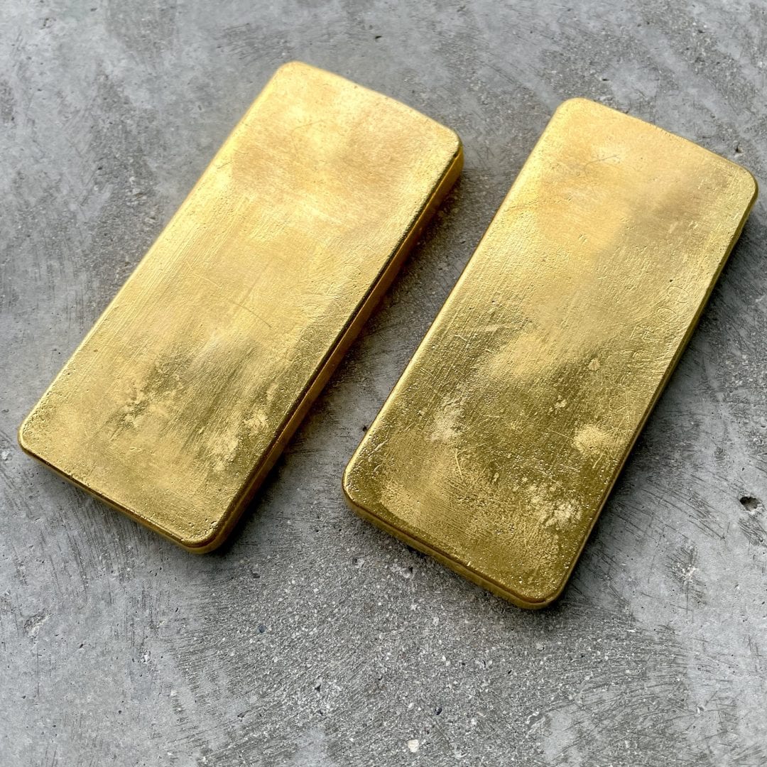 2 X Johnson Matthey TD .999 Gold Bars