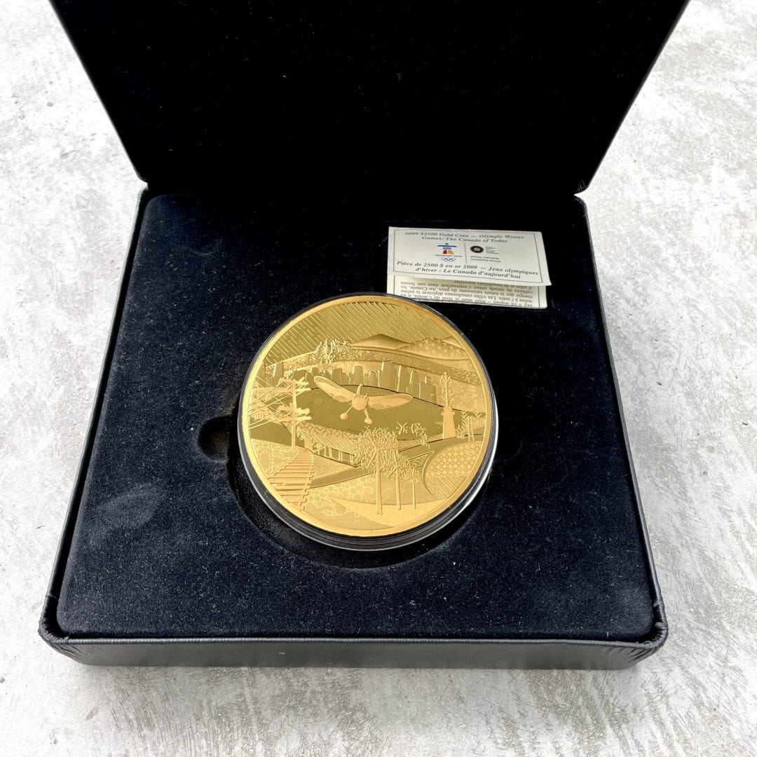 2009 The Canada Today $250 .9999 Kilo Gold Coin - Olympic Games - 50 Minted