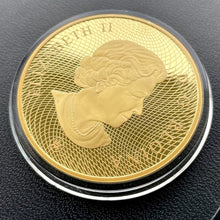 Load image into Gallery viewer, $300 2008 Four Seasons Canada Gold 14KT Coin - Blue Enamel Moon Mask
