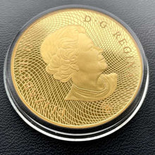 Load image into Gallery viewer, 2009 Four Seasons Canada Gold 14KT Coin $300 – Red Enamel Haida Summer Moon Mask
