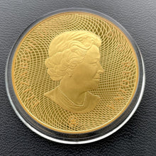 Load image into Gallery viewer, $300 2009 Four Seasons Canada Gold 14KT Coin - Red Enamel Summer Moon Mask
