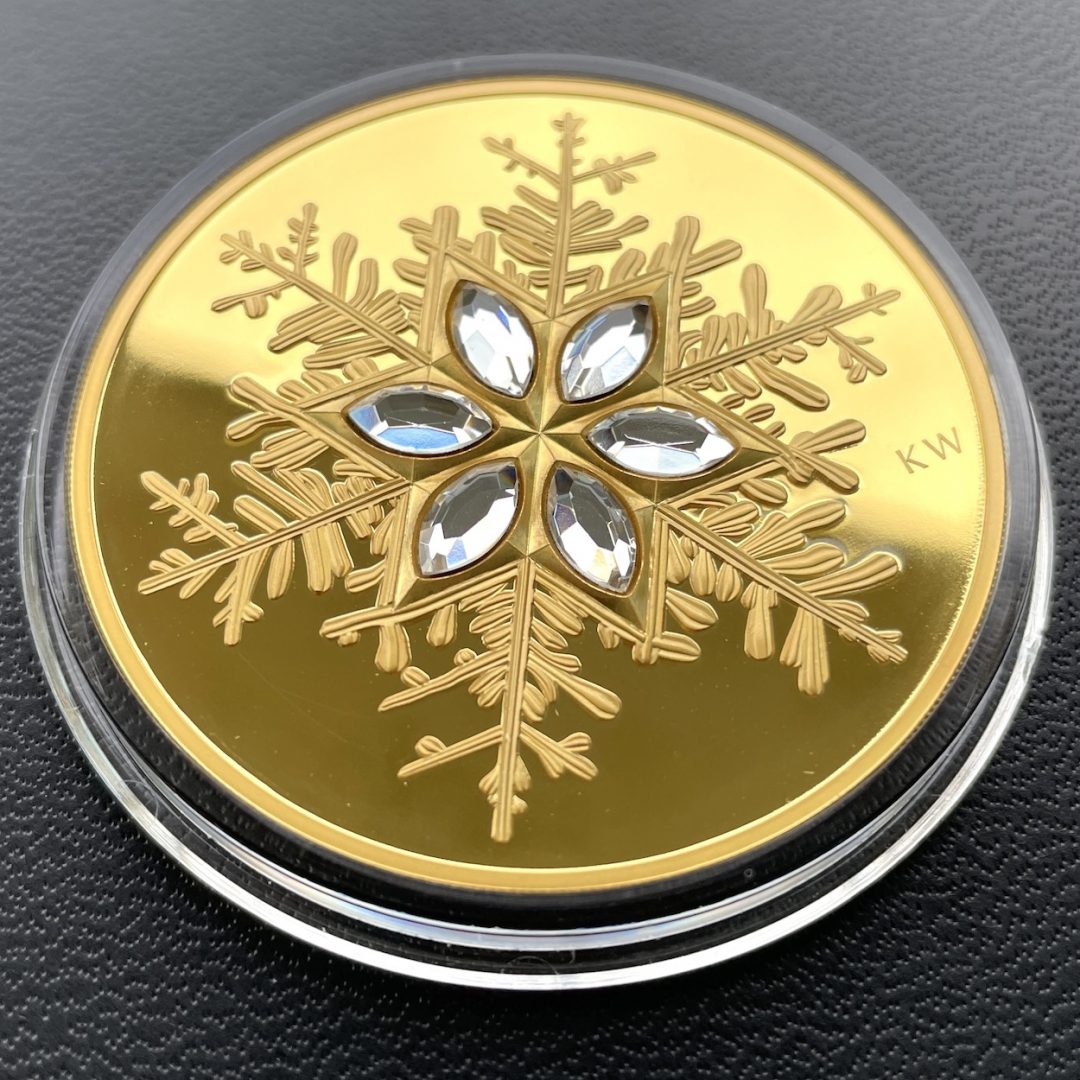 2006 Crystal Snowflake $300 Canada 14KT Gold Coin - Complete Set - Low Mintage