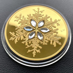 2006 Crystal Snowflake $300 Canada 14KT Gold Coin - Complete Set - Low Mintage