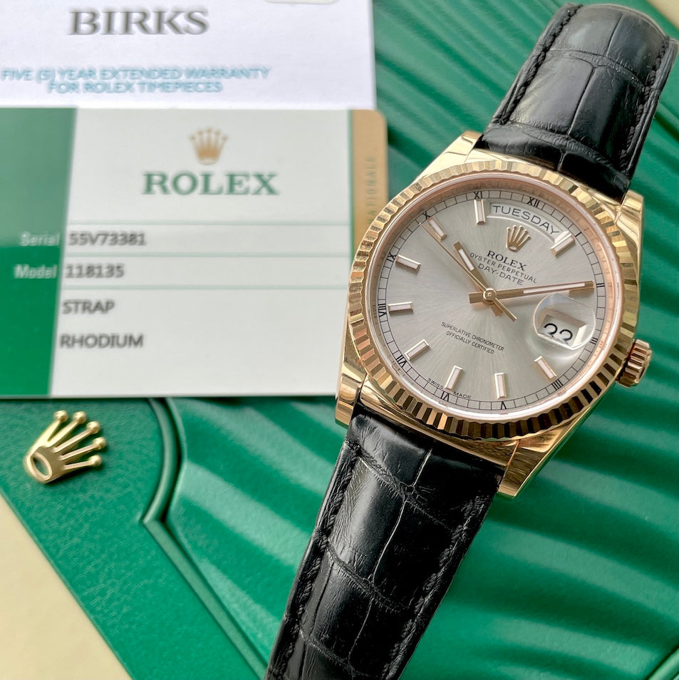 Rolex Yellow Gold President 118135