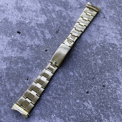 1986 Rolex 14K Yellow Gold Riveted link 7205 Bracelet Band - 19 mm end link