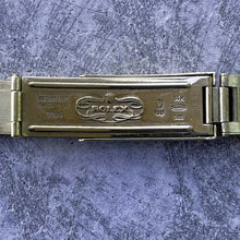 Load image into Gallery viewer, 1986 Rolex 14K Yellow Gold Riveted link 7205 Bracelet Band - 19 mm end link
