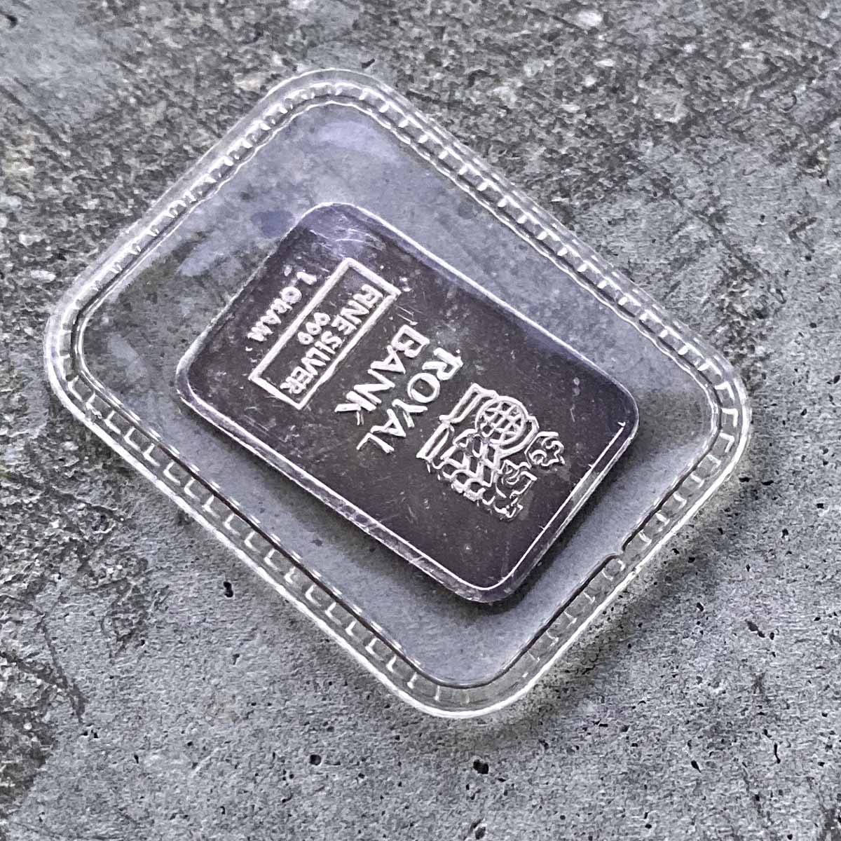 Johnson Matthey 1 Gram RBC Silver Bar