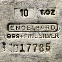 Load image into Gallery viewer, Engelhard 10oz 8 Serial Prefix Silver Bar
