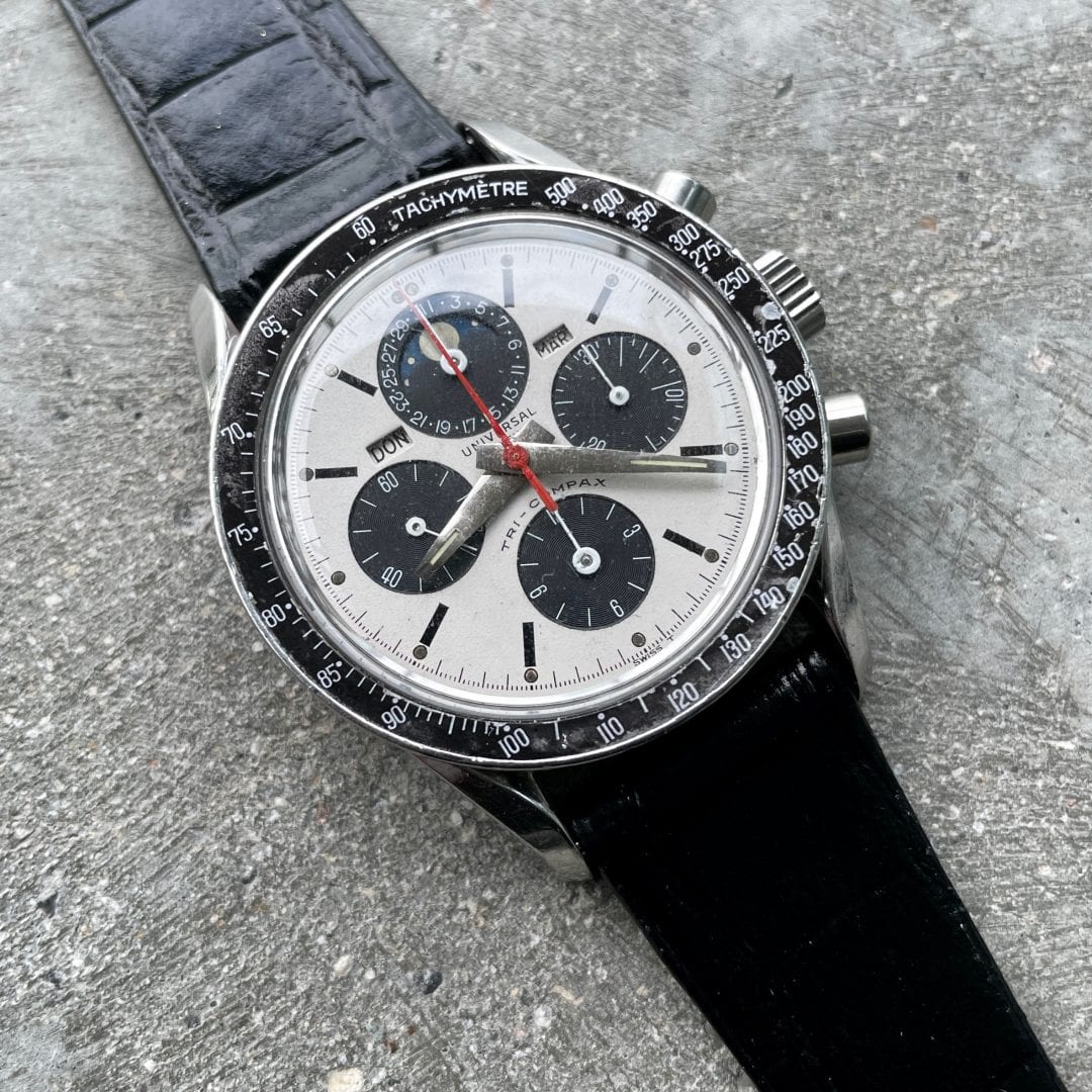 Universal Geneve Tri Compax Panda Dial Moonphase 'Eric Clapton'