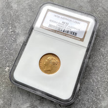 Load image into Gallery viewer, 1875 S Australia 1/2 Half Sovereign Gold Coin Reserve Bank Australia NGC AU 53 Only 13 pieces graded
