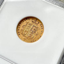 Load image into Gallery viewer, 1875 S Australia 1/2 Half Sovereign Gold Coin Reserve Bank Australia NGC AU 53 Only 13 pieces graded
