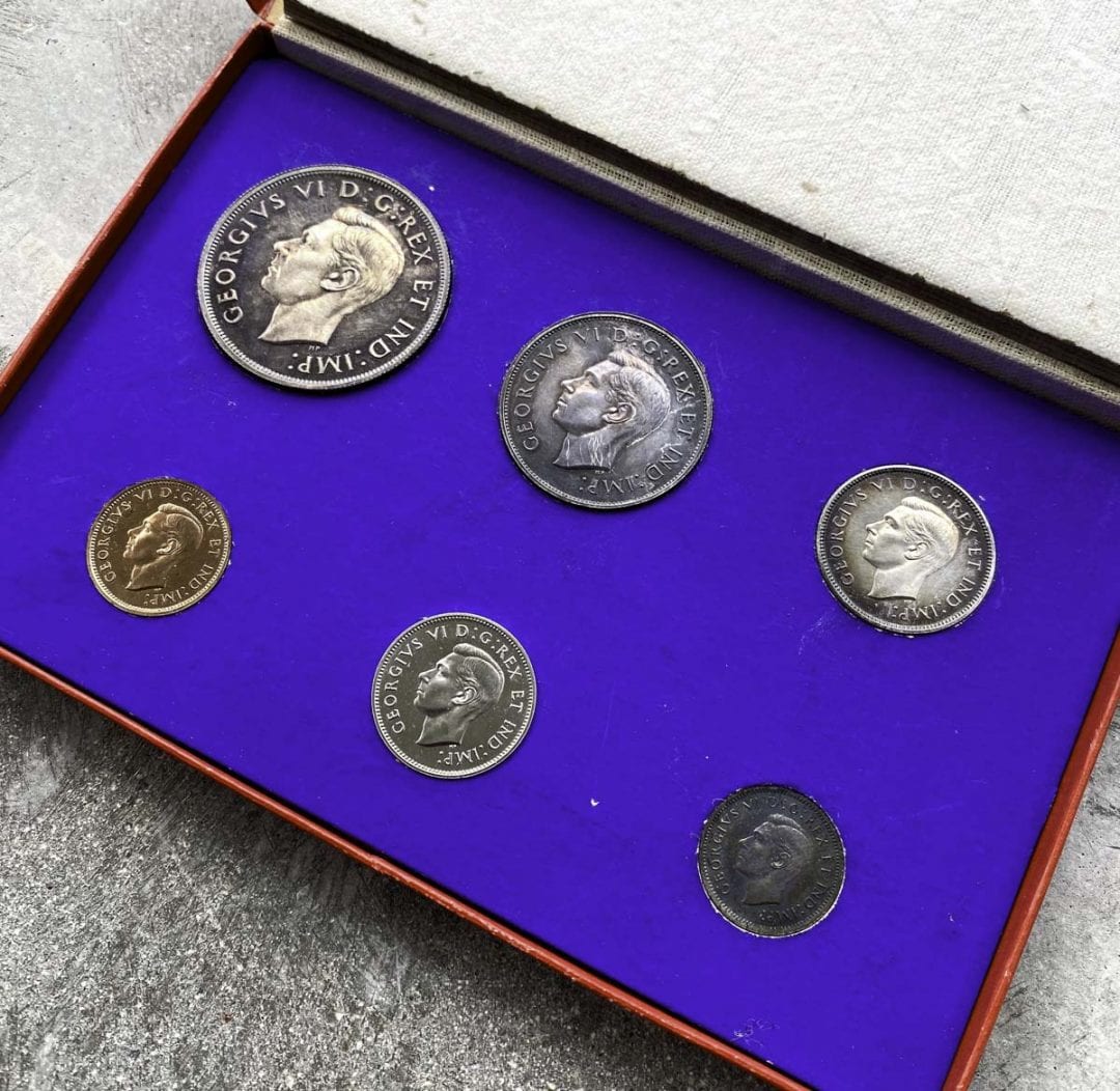 1937 Canada Original Mirror Six Coin Set - Less Then 100 Issued