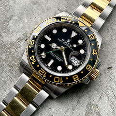 2013 Rolex GMT Master Two Tone 116713 Box + Papers + Original Receipt / Unpolished